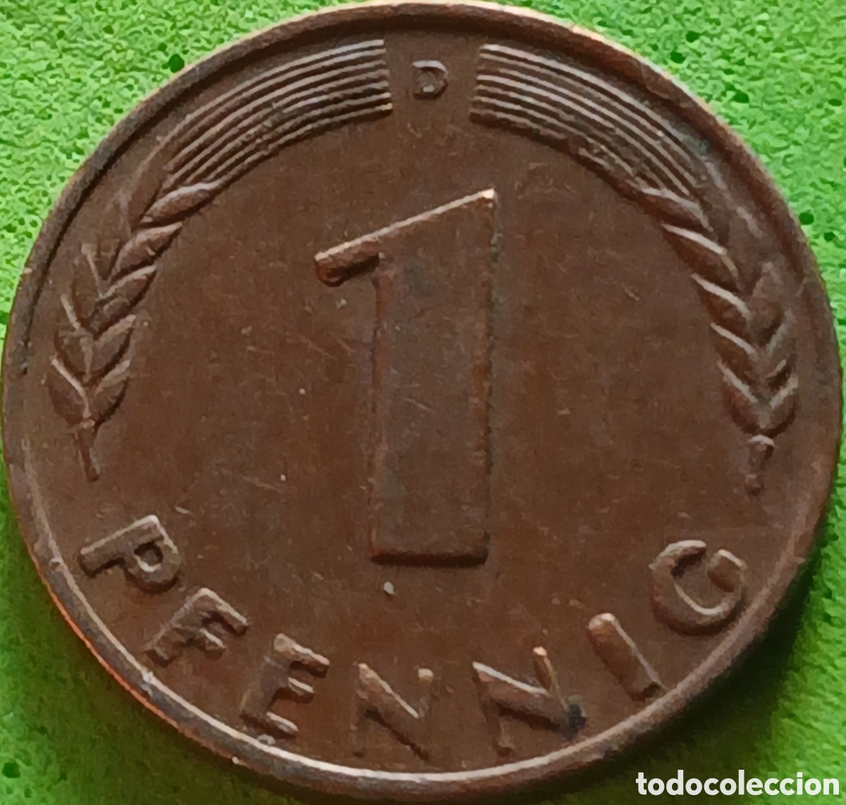 Monedas antiguas de Europa: Alemania Occidental 1 pfennig 1950 D km#105