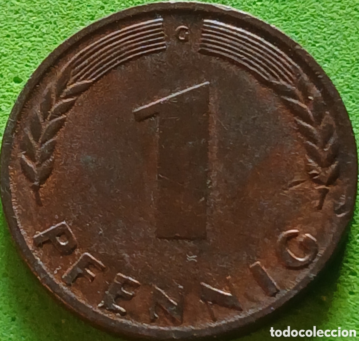 Monedas antiguas de Europa: Alemania Occidental 1 pfennig 1950 G km#105