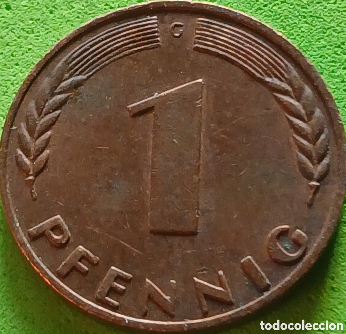 Monedas antiguas de Europa: Alemania Occidental 1 pfennig 1966 G km#105