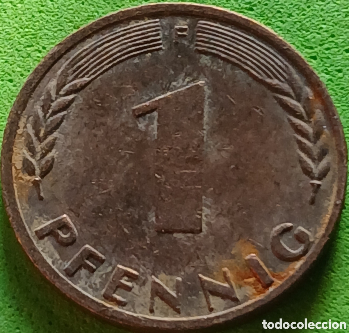 Monedas antiguas de Europa: Alemania Occidental 1 pfennig 1970 F km#105