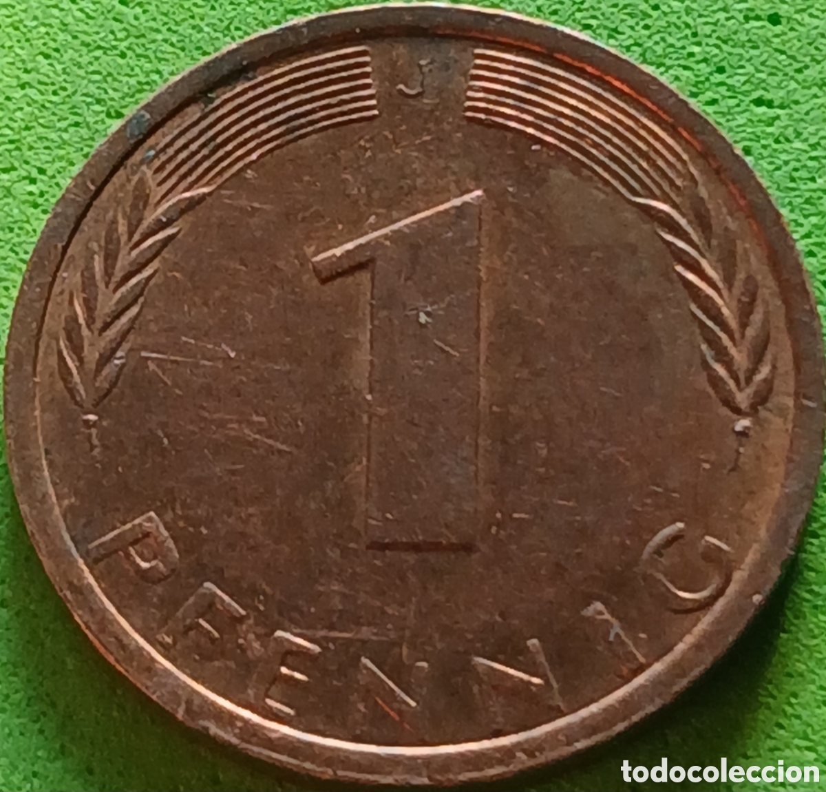 Monedas antiguas de Europa: Alemania Occidental 1 pfennig 1976 J km#105