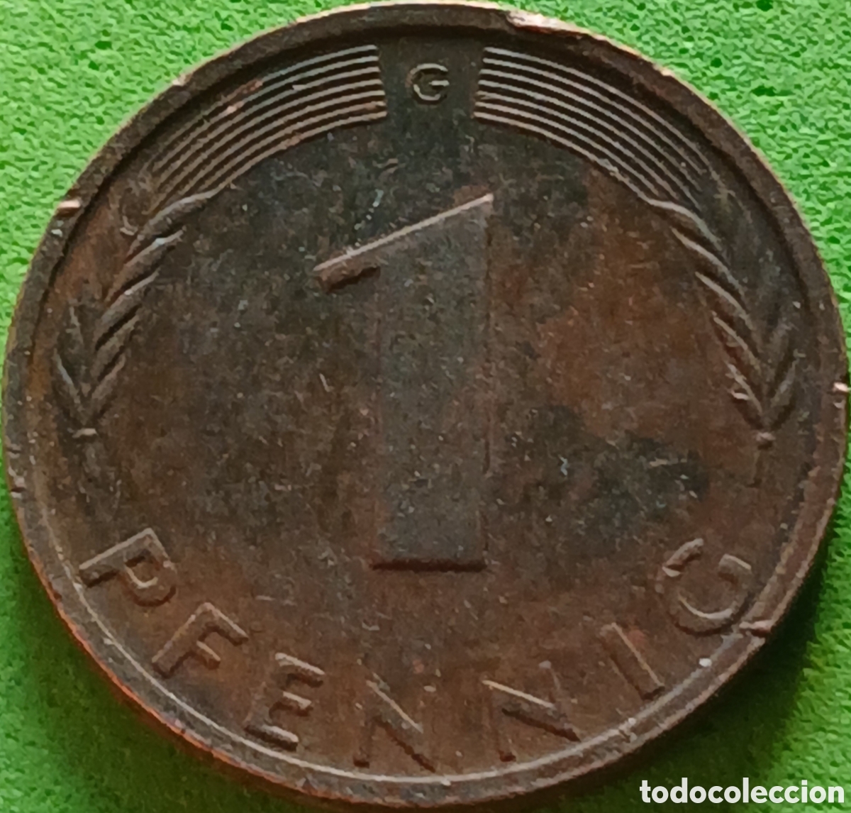 Monedas antiguas de Europa: Alemania Occidental 1 pfennig 1976 G km#105