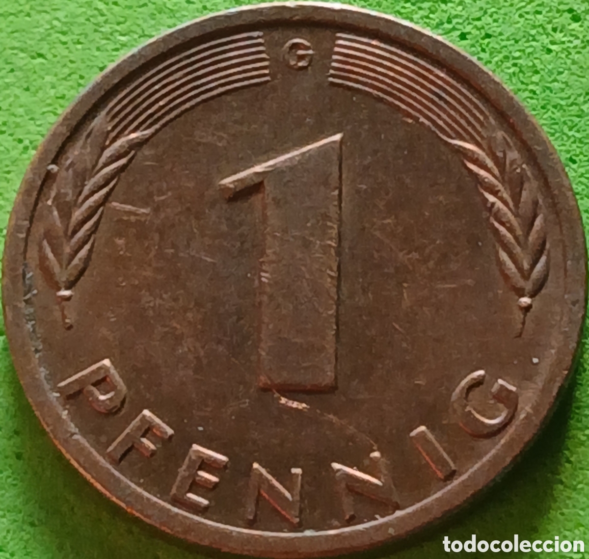 Monedas antiguas de Europa: Alemania Occidental 1 pfennig 1978 G km#105