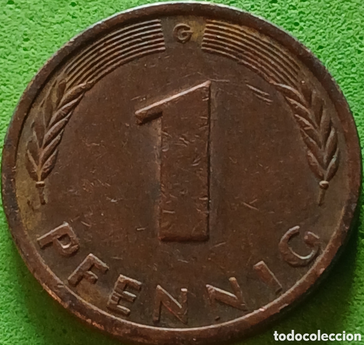 Monedas antiguas de Europa: Alemania Occidental 1 pfennig 1978 G km#105