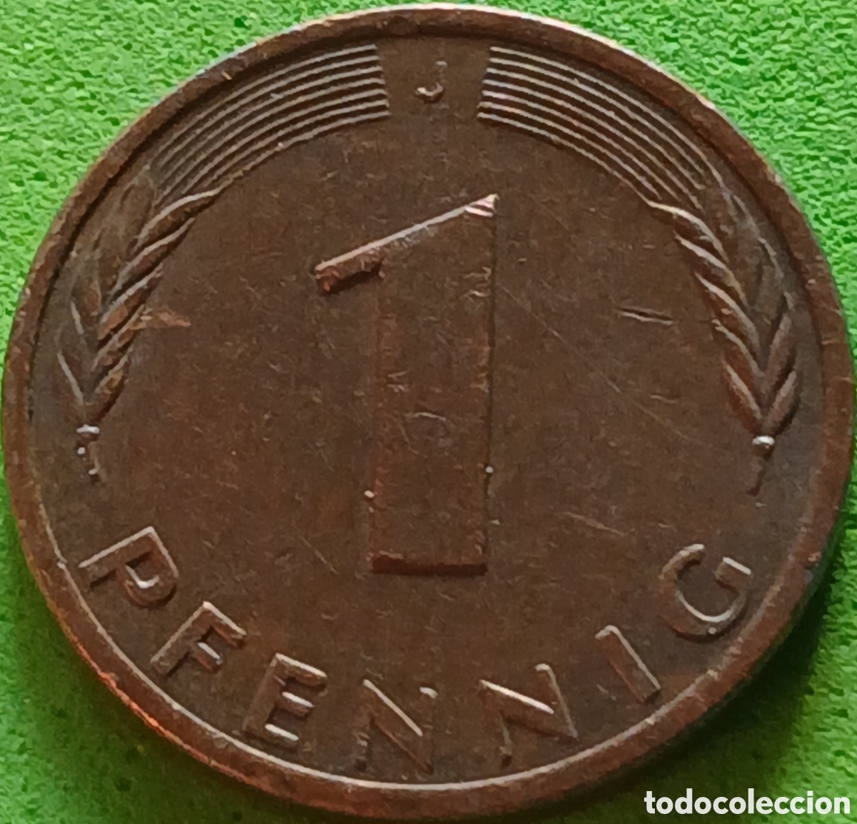 Monedas antiguas de Europa: Alemania Occidental 1 pfennig 1979 J km#105