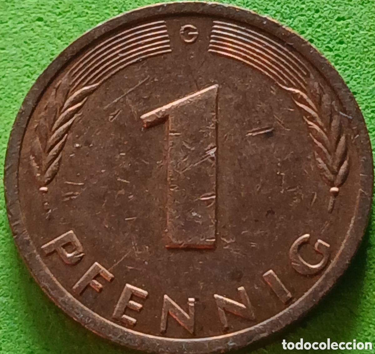 Monedas antiguas de Europa: Alemania Occidental 1 pfennig 1979 G km#105