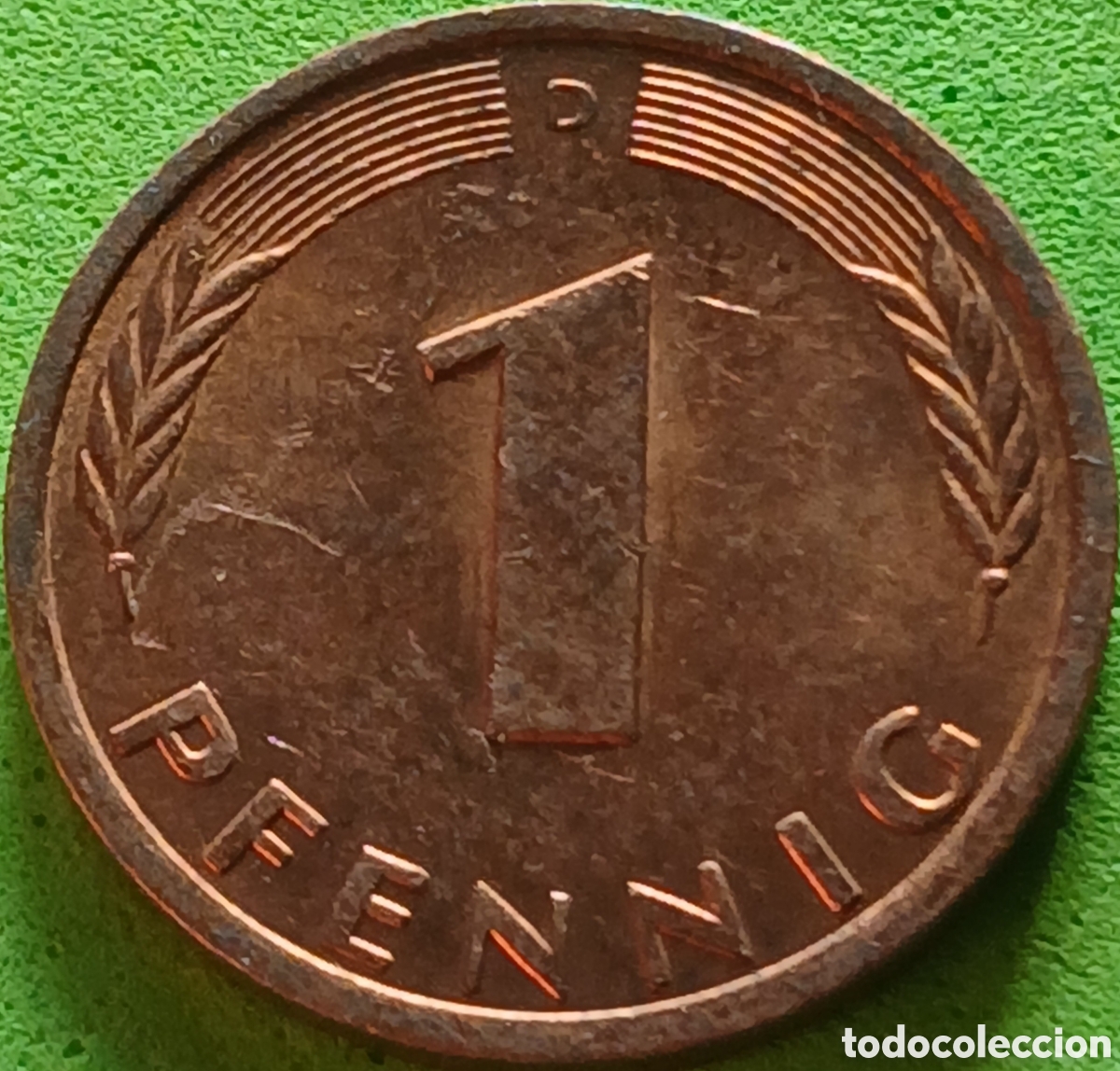 Monedas antiguas de Europa: Alemania Occidental 1 pfennig 1980 D km#105