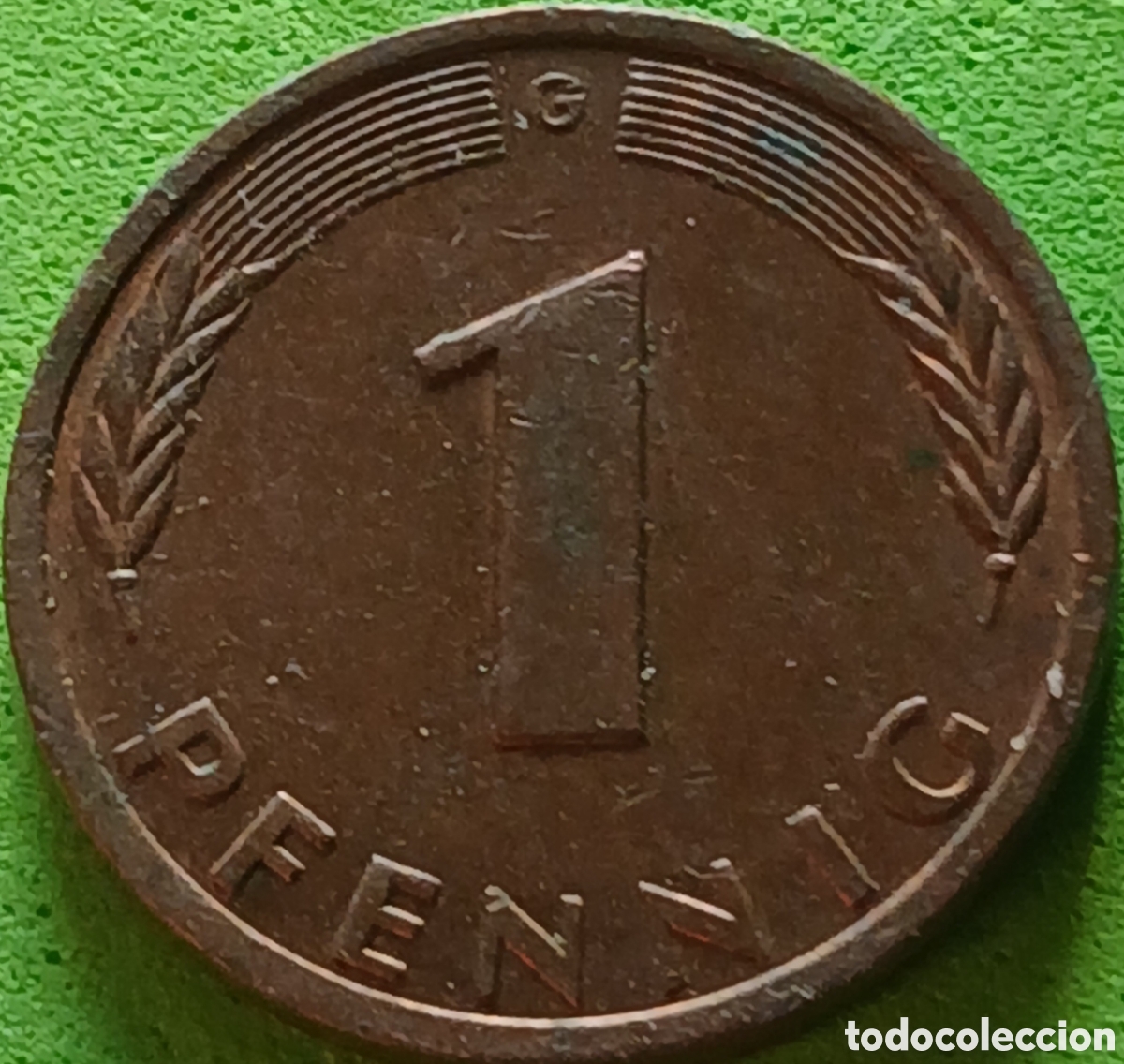 Monedas antiguas de Europa: Alemania Occidental 1 pfennig 1980 G km#105