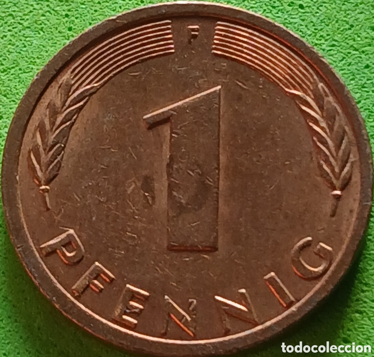 Monedas antiguas de Europa: Alemania Occidental 1 pfennig 1982 F km#105