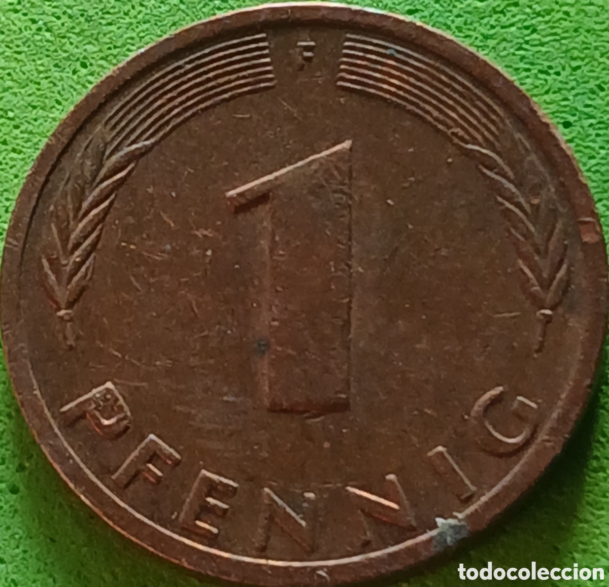 Monedas antiguas de Europa: Alemania Occidental 1 pfennig 1984 F km#105