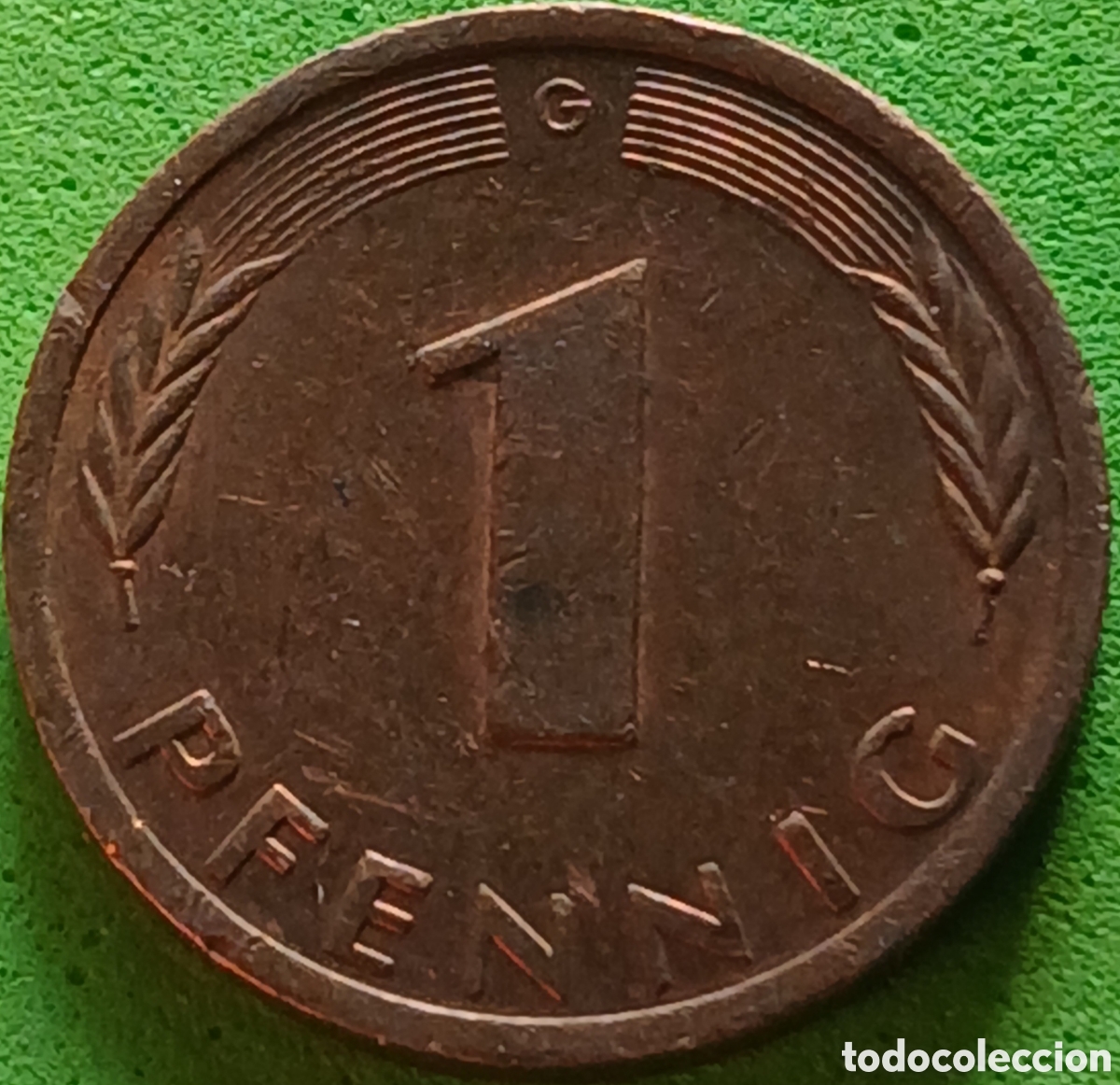Monedas antiguas de Europa: Alemania Occidental 1 pfennig 1984 G km#105