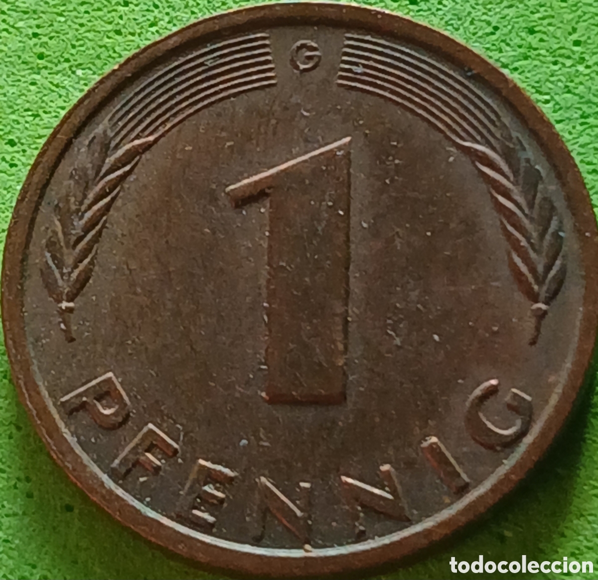 Monedas antiguas de Europa: Alemania Occidental 1 pfennig 1989 G km#105