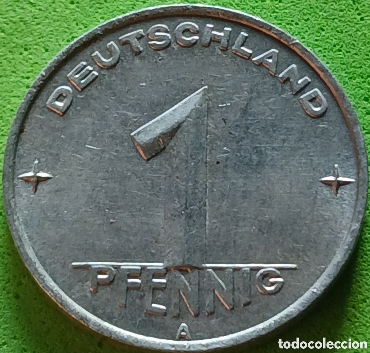 Monedas antiguas de Europa: Alemania Oriental 1 pfennig 1952 A km#5