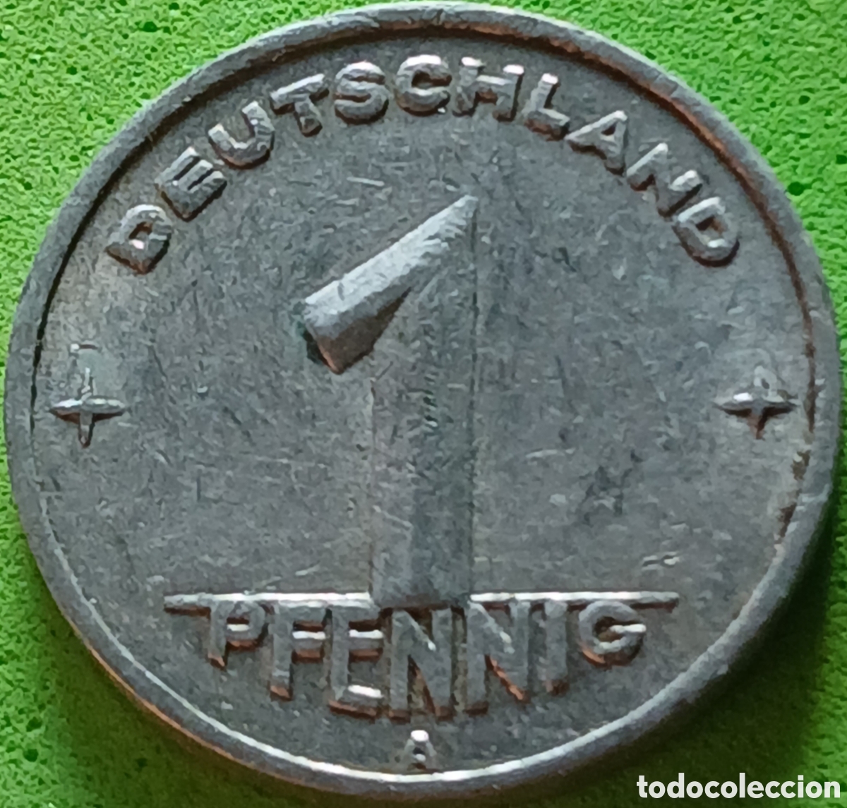 Monedas antiguas de Europa: Alemania Oriental 1 pfennig 1950 A km#1