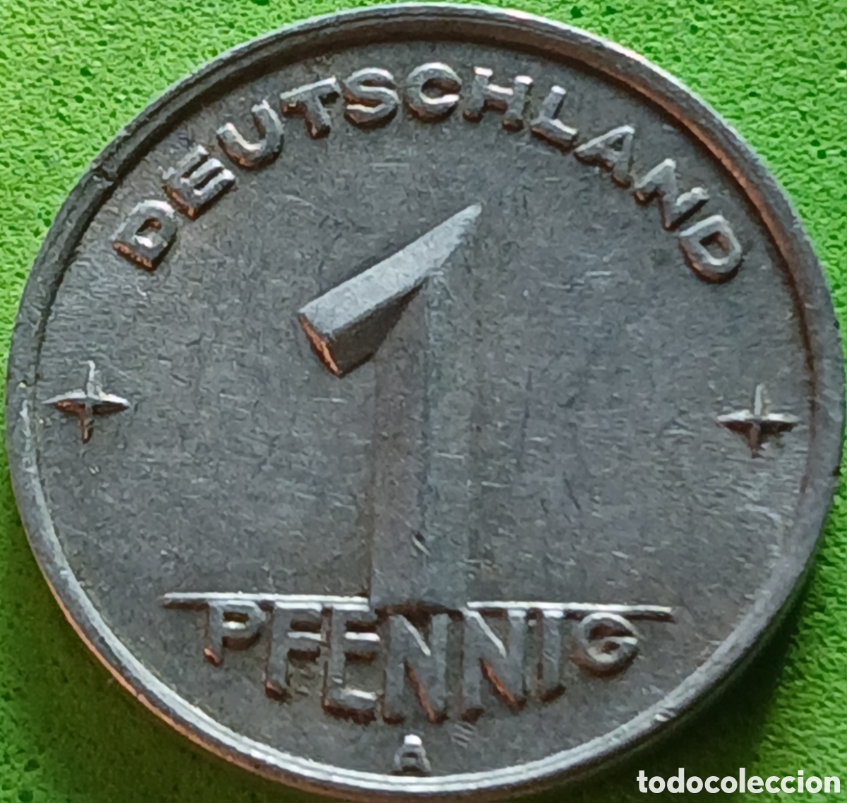 Monedas antiguas de Europa: Alemania Oriental 1 pfennig 1949 A km#1