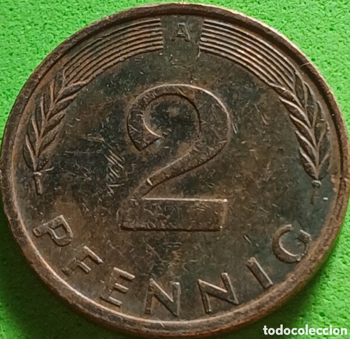 Monedas antiguas de Europa: Alemania Federal 2 pfennig 1991 A km#106a