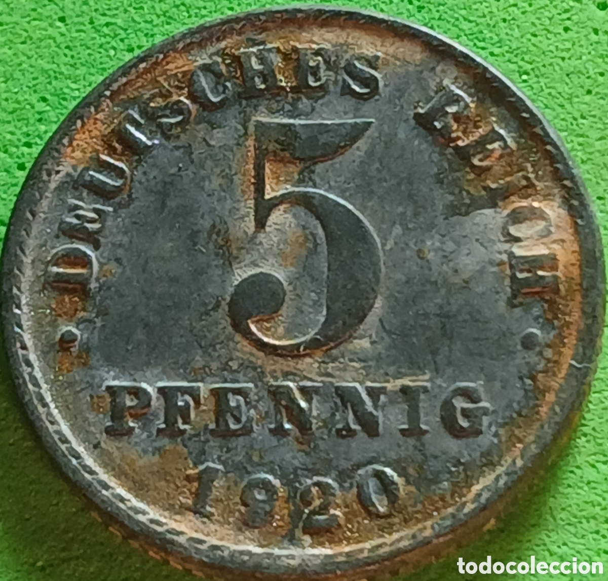 Monedas antiguas de Europa: Alemania Imperio 5 pfennig 1920 F km#19
