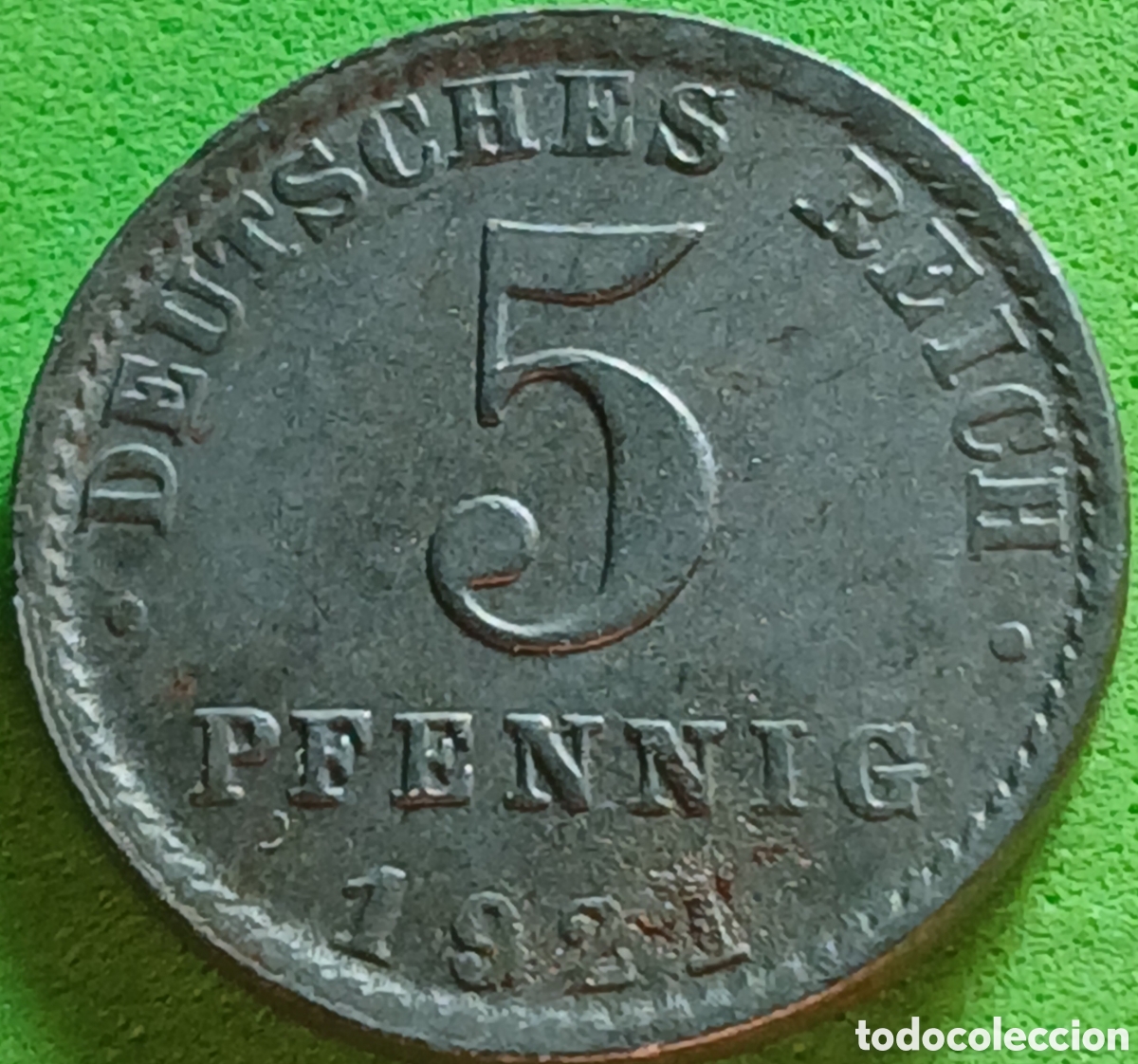Monedas antiguas de Europa: Alemania Imperio 5 pfennig 1921 A km#19