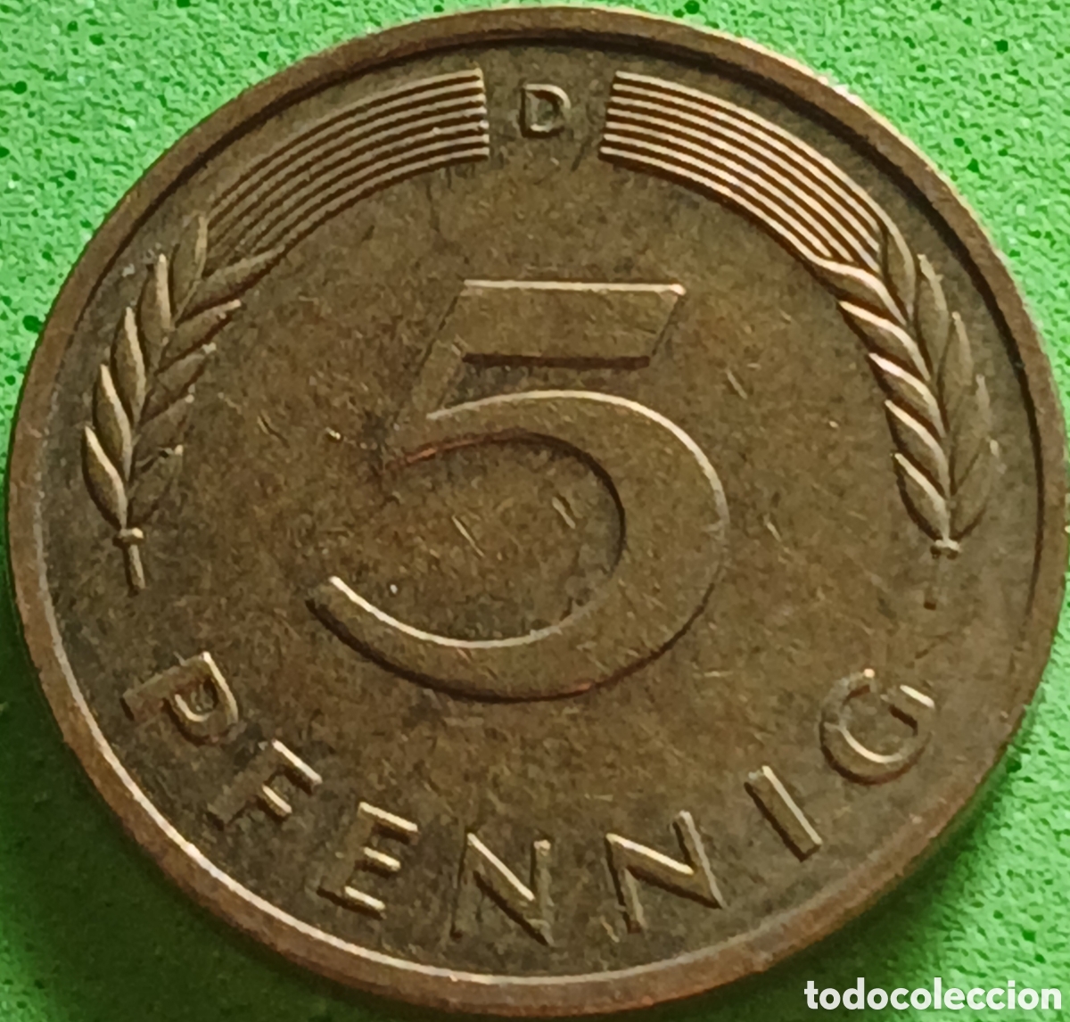 Monedas antiguas de Europa: Alemania Federal 5 pfennig 1996 D km#107