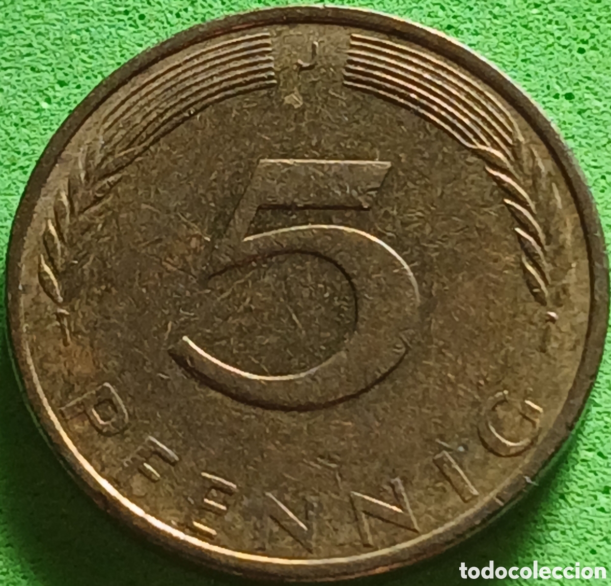 Monedas antiguas de Europa: Alemania Occidental 5 pfennig 1975 J km#107