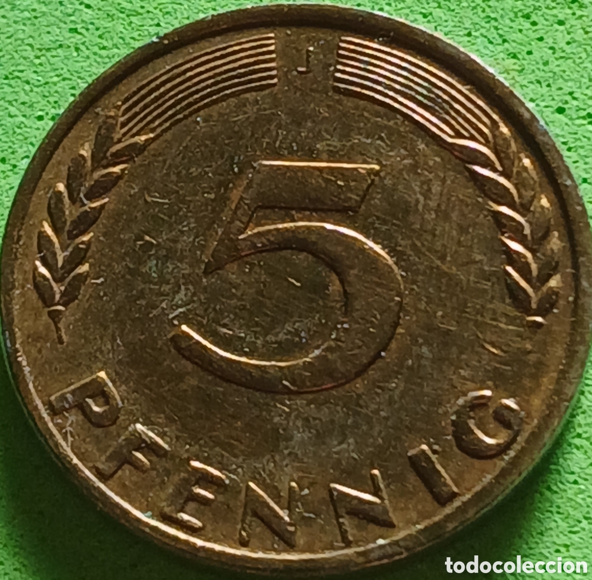 Monedas antiguas de Europa: Alemania Occidental 5 pfennig 1950 J km#107
