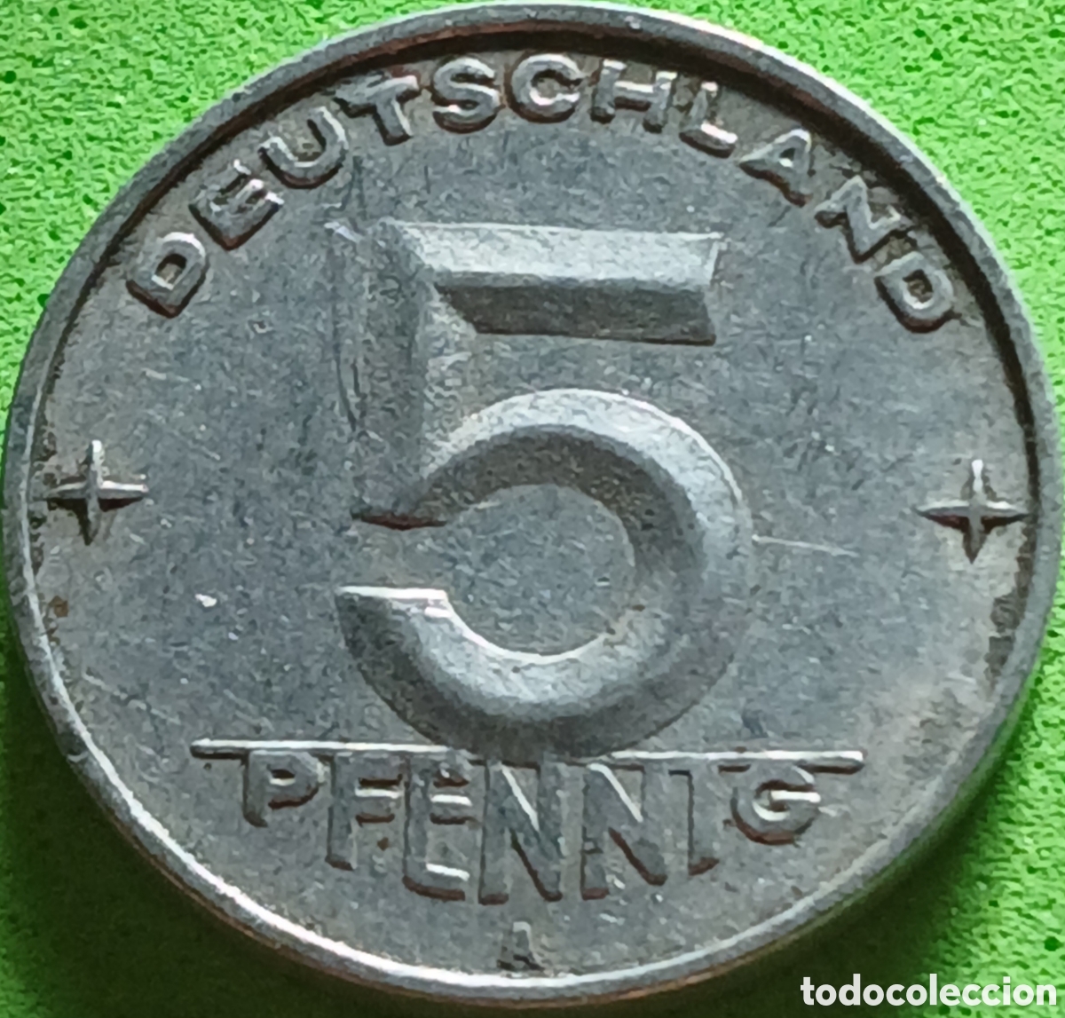 Monedas antiguas de Europa: Alemania Oriental 5 pfennig 1952 A km#6