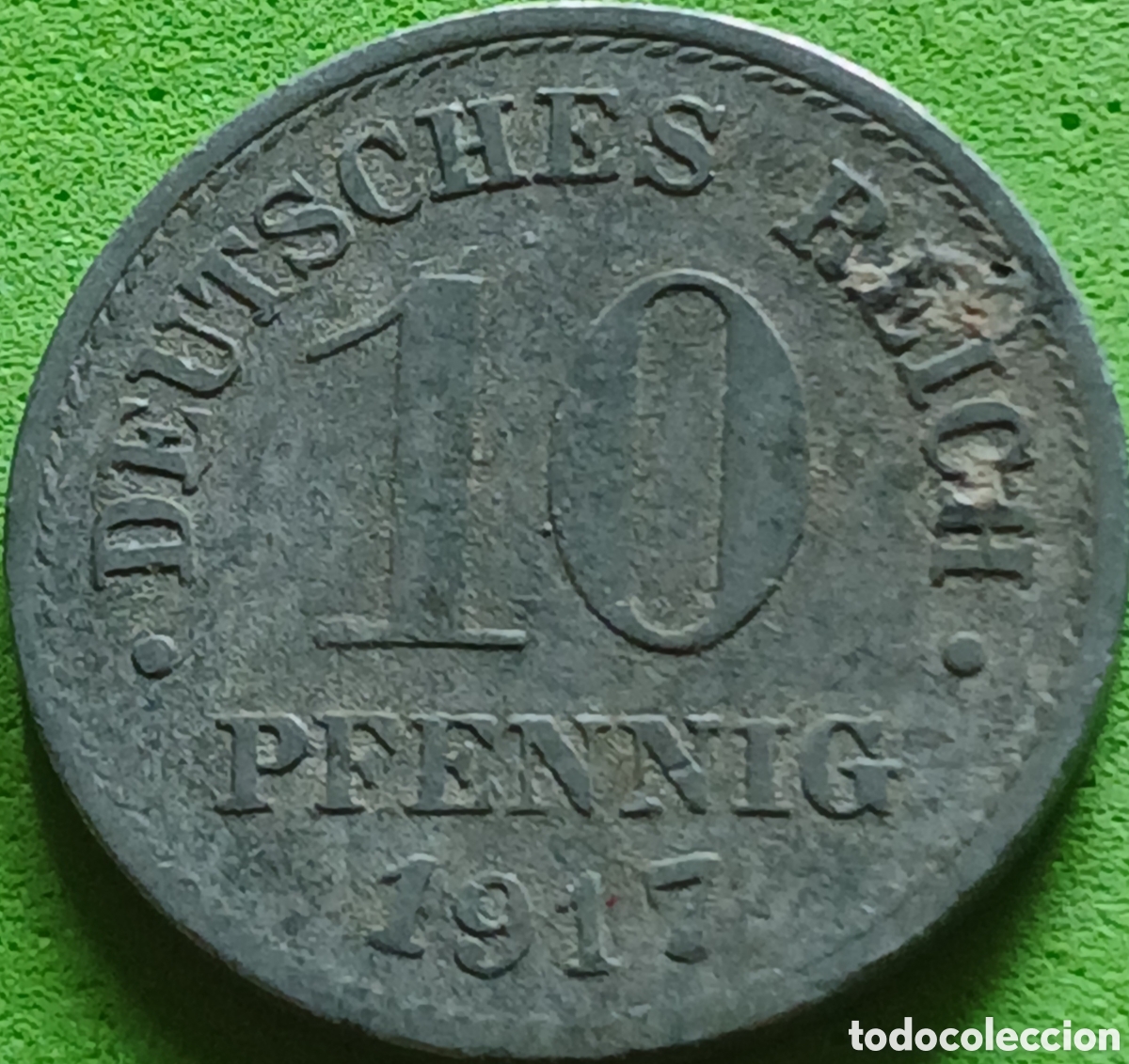 Monedas antiguas de Europa: Alemania Imperio 10 pfennig 1917 km#26