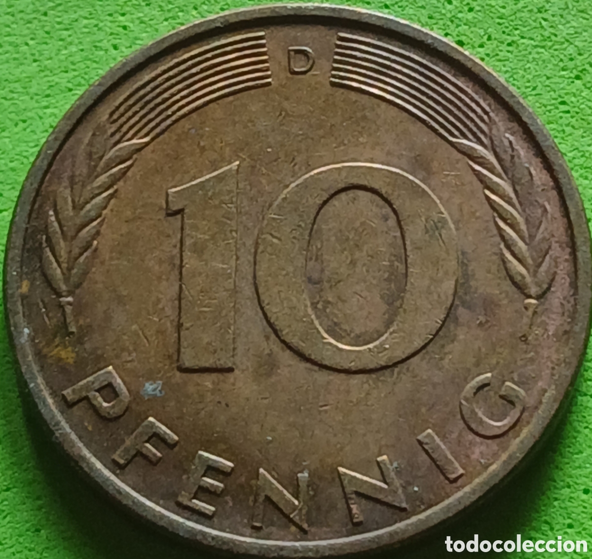 Monedas antiguas de Europa: Alemania Federal 10 pfennig 1995 D km#108