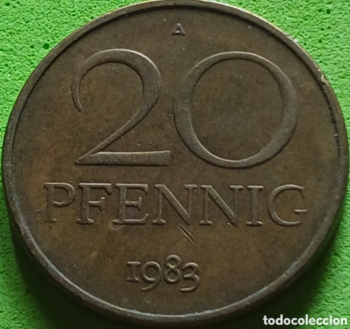 Monedas antiguas de Europa: Alemania Oriental 20 pfennig 1983 km#11