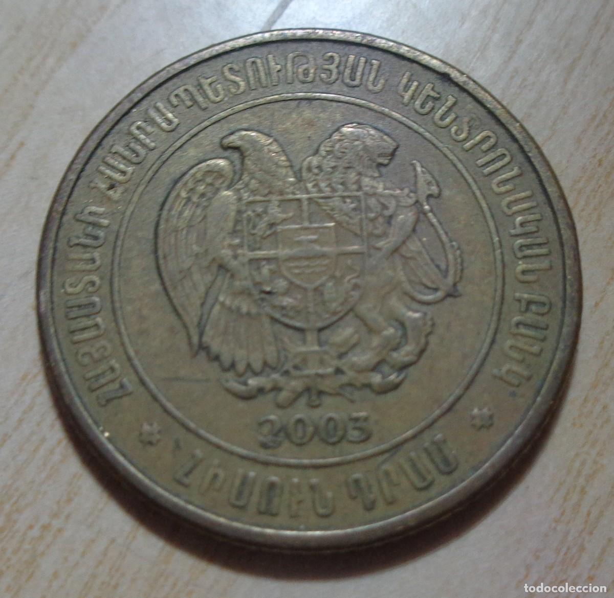 Monedas antiguas de Europa: MONEDA: 50 DRAM, ARMENIA 2003