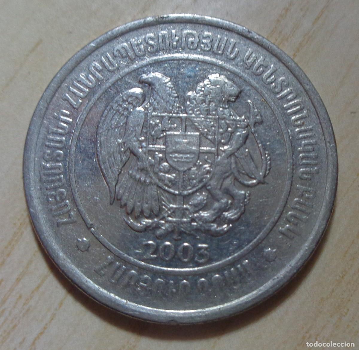 Monedas antiguas de Europa: MONEDA: 100 DRAM, ARMENIA 2003