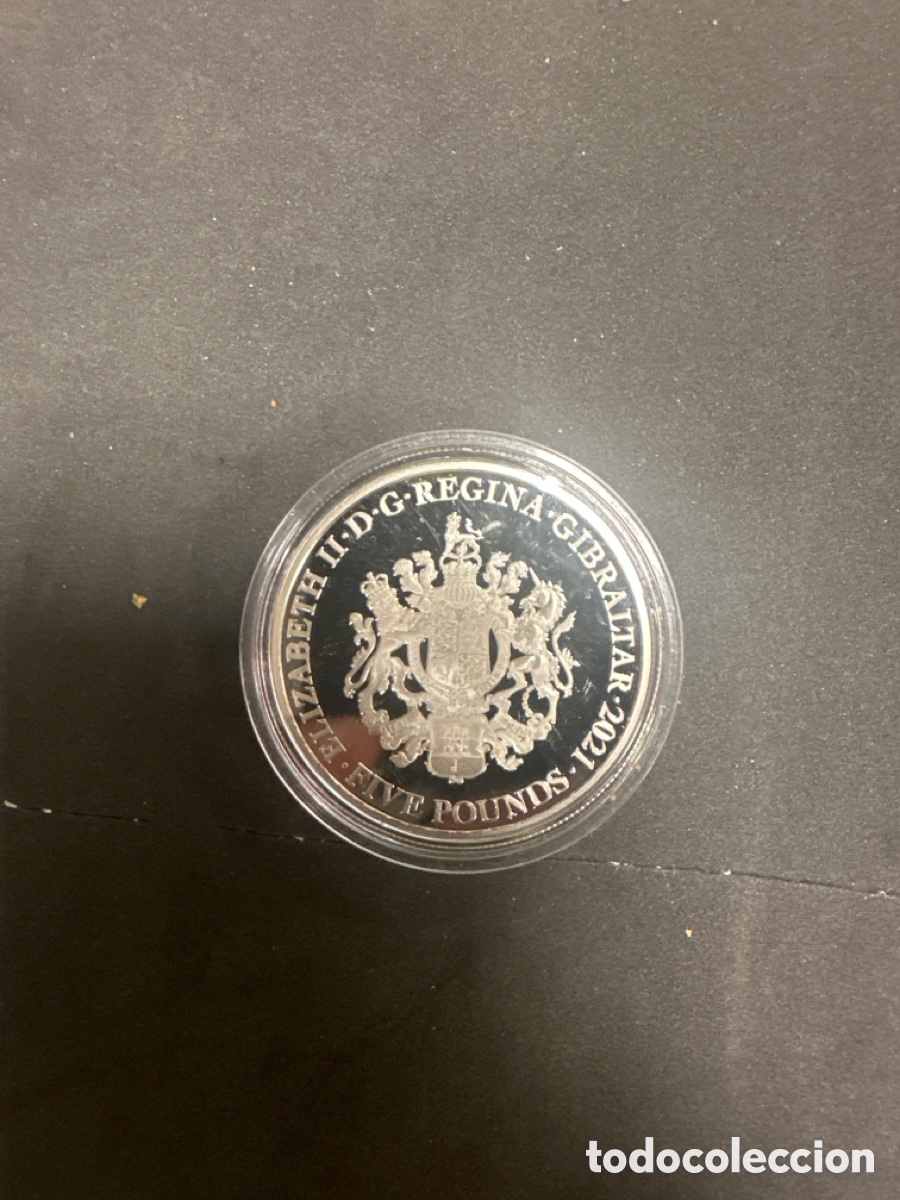 Monedas antiguas de Europa: Moneda de Gibraltar de 5 libras Ayuntamiento de Gibraltar,