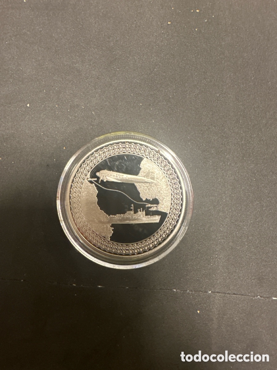 Monedas antiguas de Europa: Moneda de Gibraltar de 5 libras a&ntilde;o 2022 , Mons Calpe Ferry