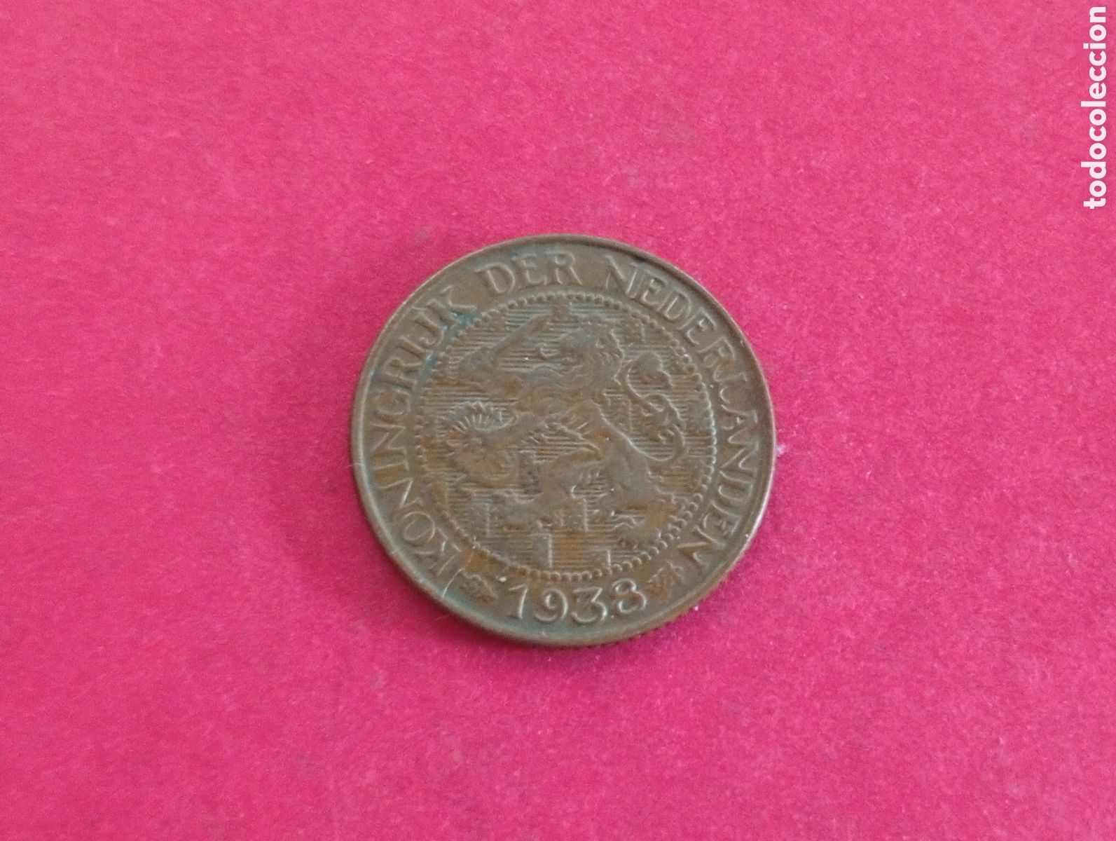 Monete antiche di Europa: 1 cent de Holanda 1938