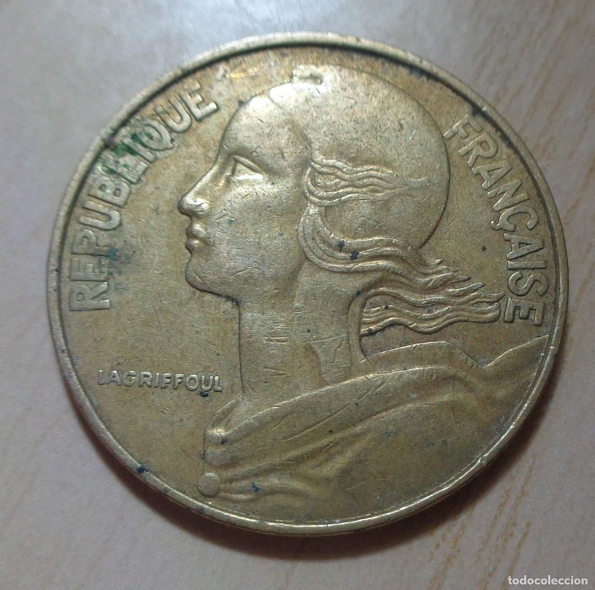 Monedas antiguas de Europa: MONEDA: 20 CENTIMOS, FRANCIA 1981