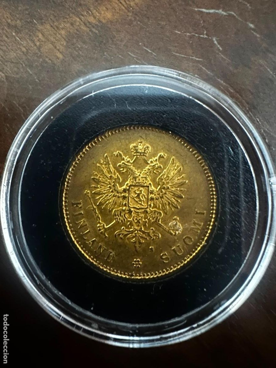 Monedas antiguas de Europa: MONEDA DE ORO 20 MARKKAA FINLANDIA 1879 - &Eacute;POCA IMPERIO RUSO (ZAR ALEJANDRO II)
