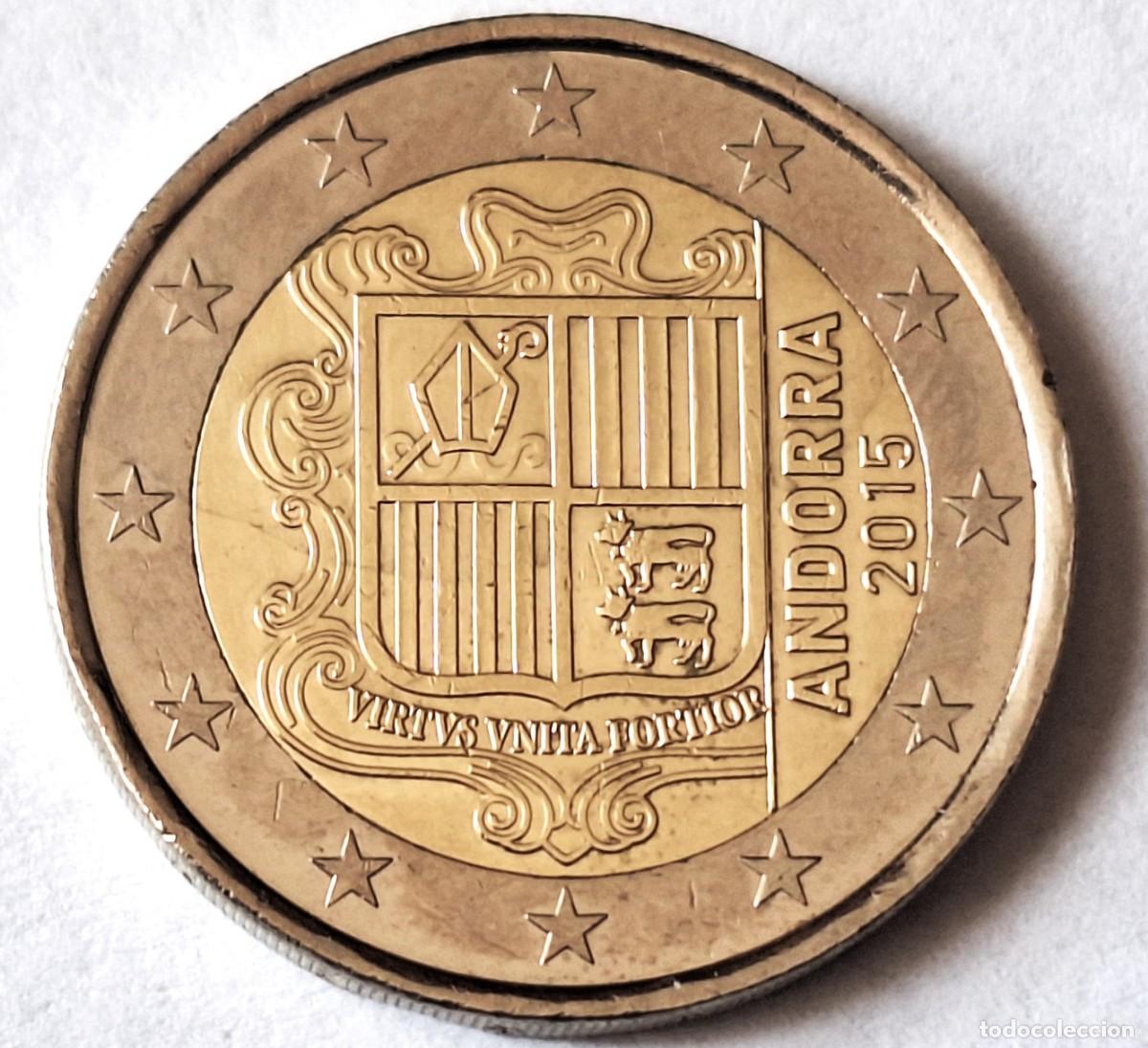 Moedas antigas da Europa: PRINCIPADO DE ANDORRA - MONEDA DE 2 EUROS DEL A&Ntilde;O 2015 - - BIEN CONSERVADA