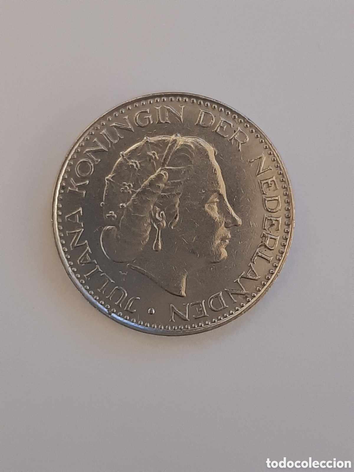 Moedas antigas da Europa: HOLANDA JULIANA 1 GULDEN 1967