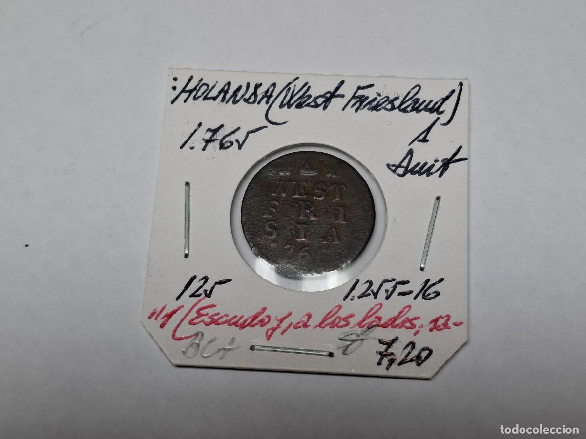 Monedas antiguas de Europa: 1 DNIT de 1765 KM 125 HOLANDA en BC+