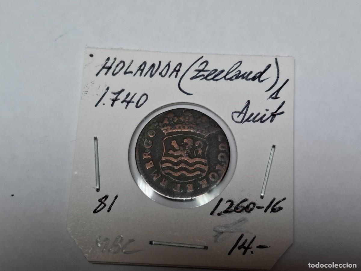 Monedas antiguas de Europa: 1 DNIT de 1740 KM 81 HOLANDA en MBC
