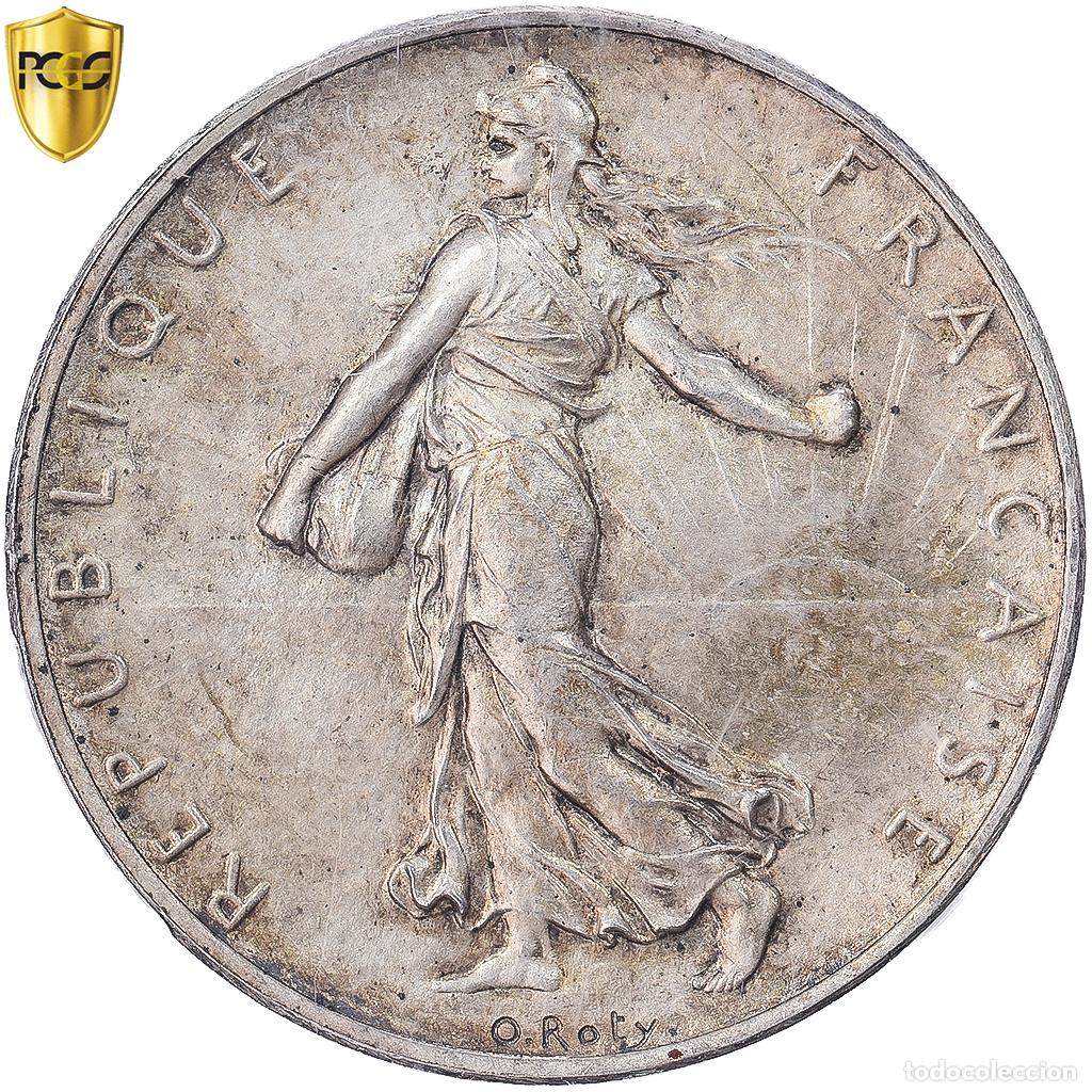 Monedas antiguas de Europa: [#1545734] Francia, 2 Francs, Semeuse, 1928, MDP, Pi&eacute;fort, Plata, PCGS, SP65, Mazard:2573