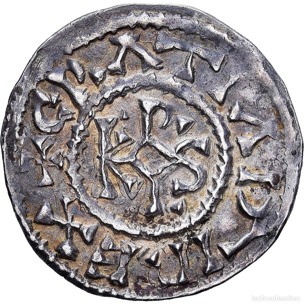 Monedas antiguas de Europa: [#1545725] Francia, Charles II le Chauve, Denarius, Curtisasonien, Plata, EBC, Prou:408