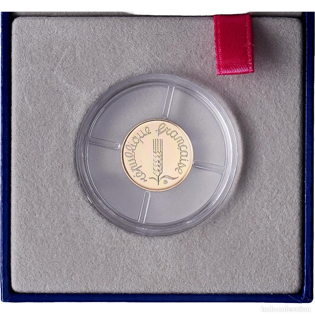 Monedas antiguas de Europa: [#1545758] Francia, 1 Centime, &Eacute;pi, 2001, MDP, BU, Oro, FDC