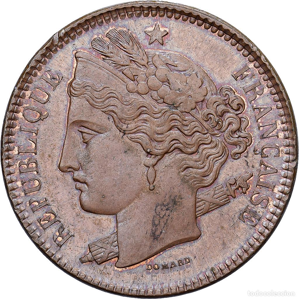 Monedas antiguas de Europa: [#1545580] Francia, 10 Centimes, 1848, ESSAI, Cobre, EBC, Gadoury:224