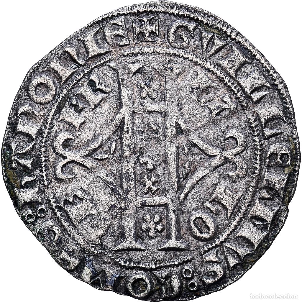 Monedas antiguas de Europa: [#1545727] Francia, Guillaume III, Plaque, Double gros ou gros vaillant, Valenciennes, MBC