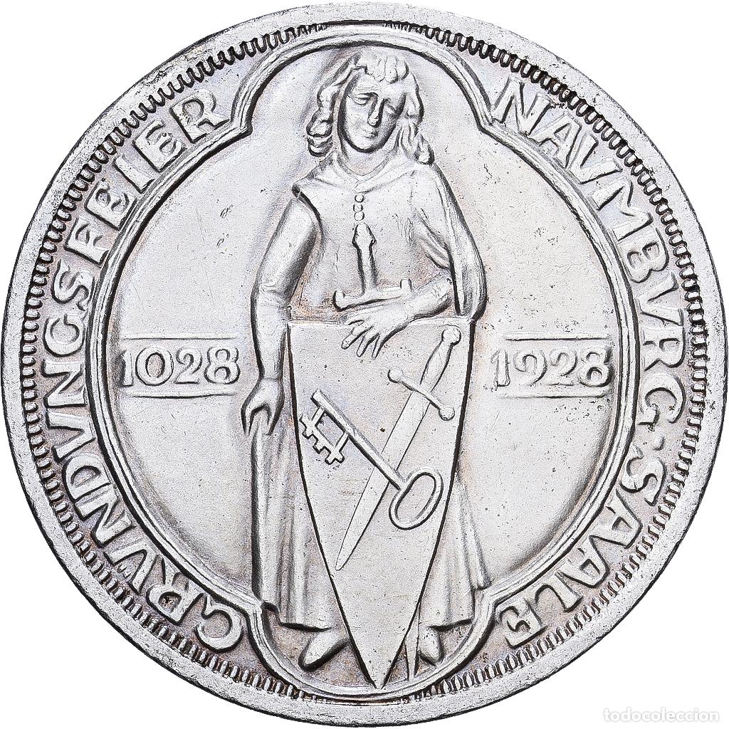 Monedas antiguas de Europa: [#1545521] Alemania, 3 Mark, Naumburg, 1928, Berlin, Plata, SC, KM:57