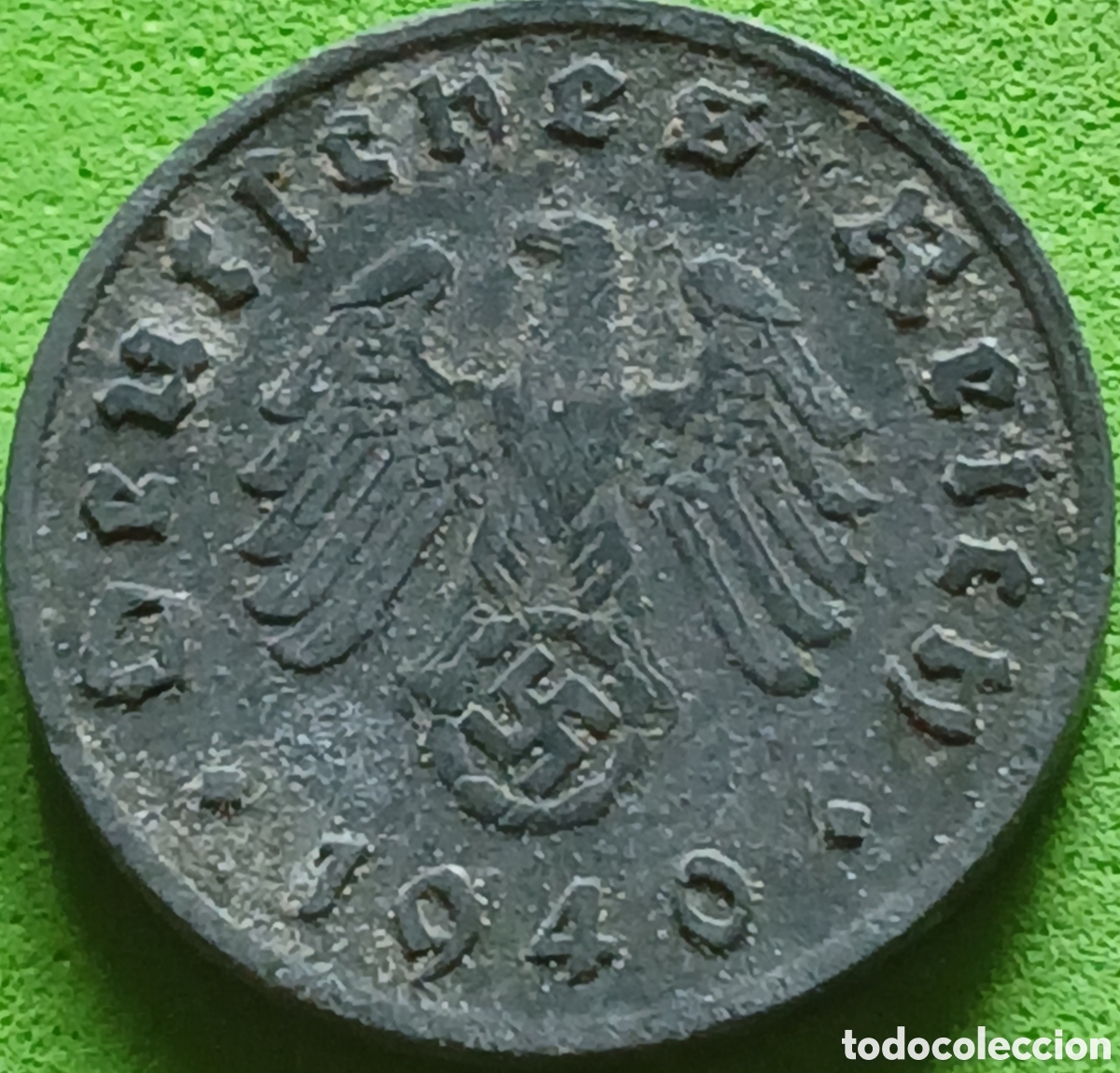 Monedas antiguas de Europa: Alemania Tercer Reich 1 reichspfennig 1940 G km#97