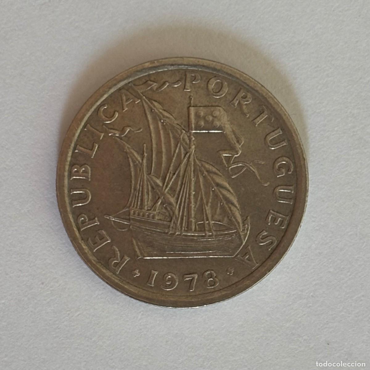 Monedas antiguas de Europa: MONEDA DE 2,5 ESCUDOS PORTUGAL 1978 (FOTO)