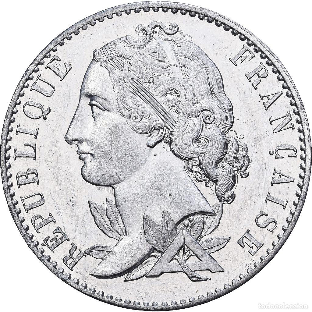 Monedas antiguas de Europa: [#1545581] Francia, 10 Centimes, 1848, Hojalata, SC, Gadoury:230