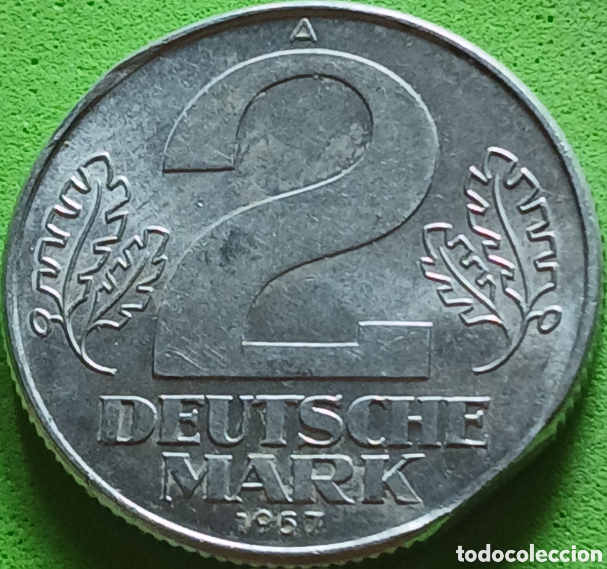 Monedas antiguas de Europa: Alemania Oriental 2 marcos 1957 km#14